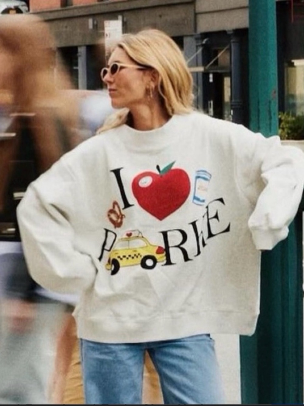 PARKE NYC MOCKNECK SWEATSHIRT L/XL